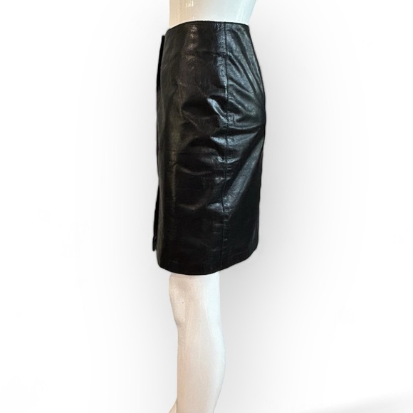 Rudsak Smooth Leather French Waist Leather skirt - Picture 2 of 14